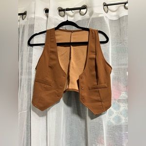 Tan vest